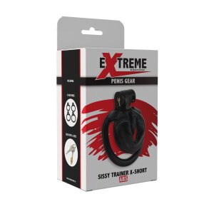 Hidden Desire Sissy Cock Lock Chastity Cage Black