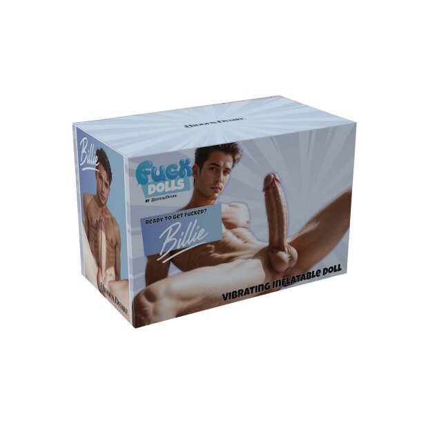 Hidden Desire Fuck Dolls Big Boner Billie Inflatable Doll mit Vibration Beige 145 cm