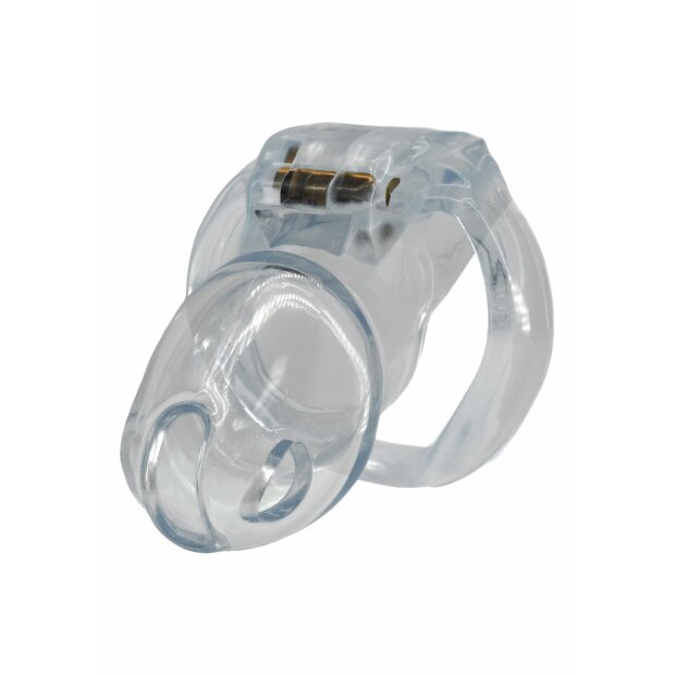 Hidden Desire Control Cock Cage Transparent 10 cm