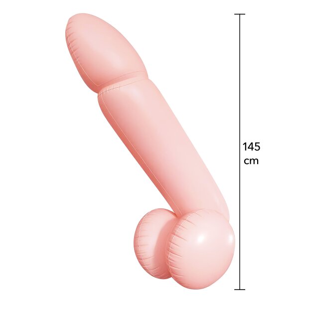 Hidden Desire Fuck Dolls Giant Inflatable Willy Inflatable Penis Beige 145 cm