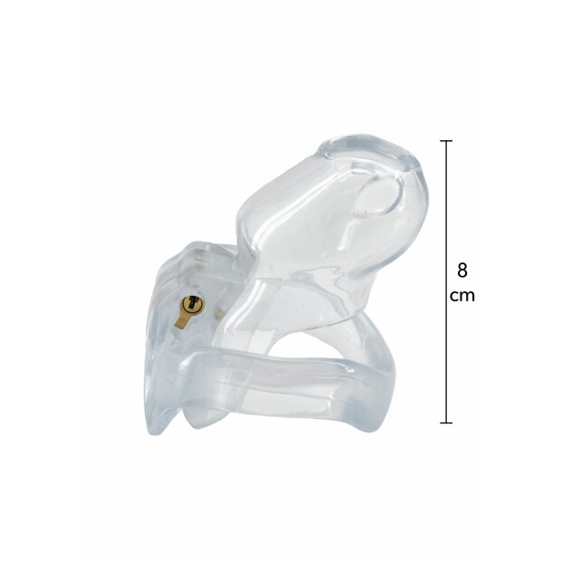 Hidden Desire Clear Control Cock Cage Regular Transparent 9 cm