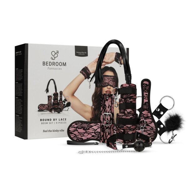 Bedroom Fantasies Bound by Lace Ensemble 8 pièces Multicolore