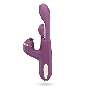 Easytoys Vibe Collection Trio Tap Rabbit Vibrator Purple...