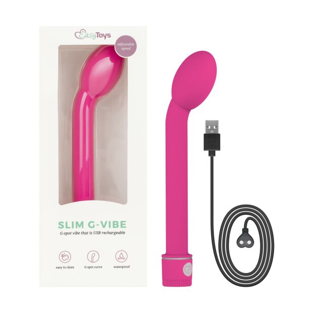 Easytoys G-Spot Vibrator Pink  20,8 cm
