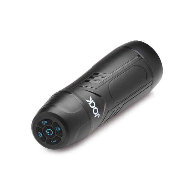 XR Brands JOCK Saugender und Vibrierender Masturbator Schwarz