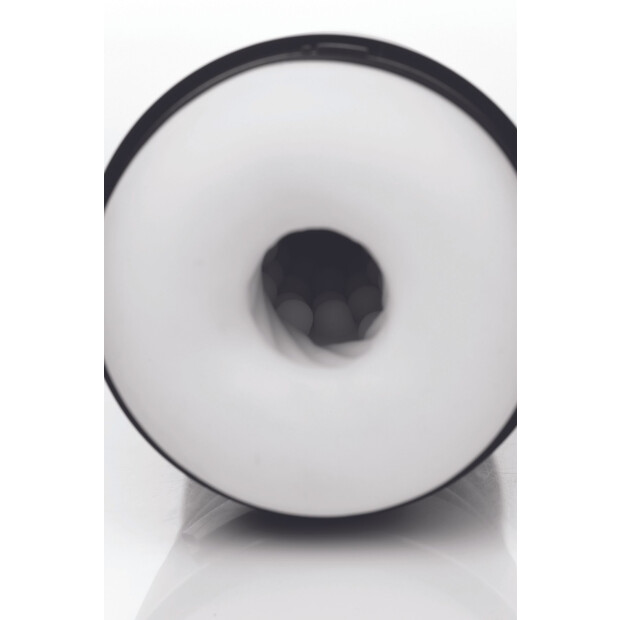 XR Brands JOCK Saugender und Vibrierender Masturbator Schwarz