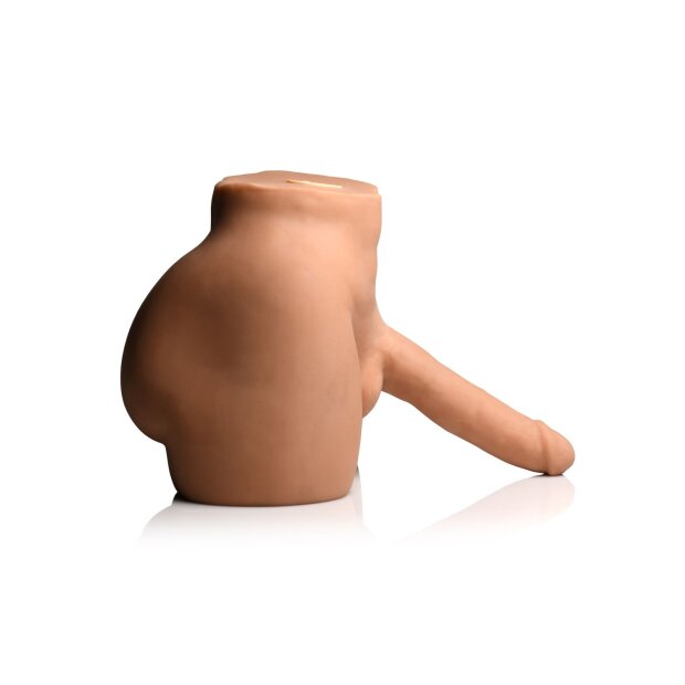 XR Brands JOCK Masturbateur masculin à compression automatique avec vibration Beige 8,2 kg