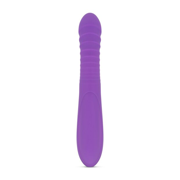 Teazers Vibrateur Rabbit à Poussée et Chauffant Violet