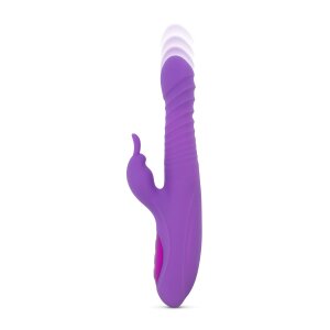 Teazers Thrusting and Heating Rabbit Vibrator Purple