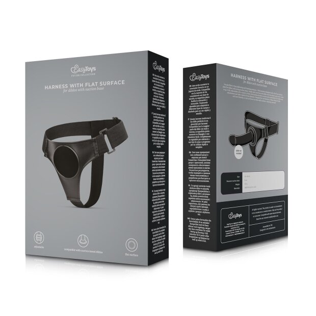 Easytoys Harness with Suction Cup Black One Size