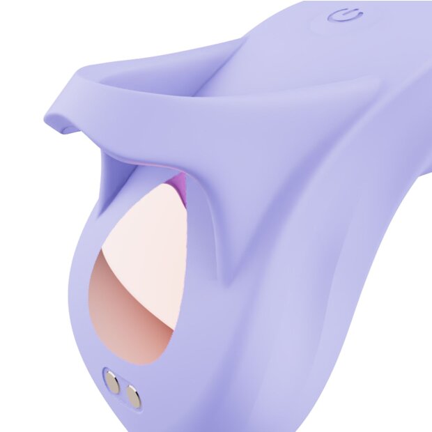 Teazers Finger Vibrator mit klopfender Stimulation Lila