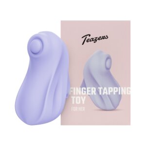 Teazers Finger Vibrator with Tapping Stimulation Purple