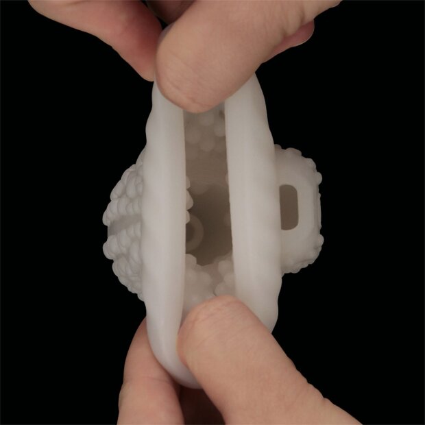 LoveToy Vibrierende doppelte Penishülle