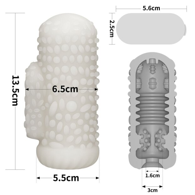 LoveToy Vibrierende doppelte Penishülle
