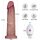 Love Toy Dildo mit Vibration und Fernbedienung 23 cm