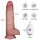 Love Toy Dildo mit Vibration und Fernbedienung 22 cm