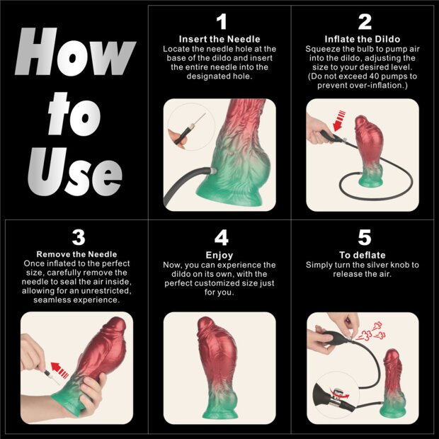 LoveToy Inflatable Dildo 20 cm