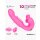 INTOYOU Doppel Vibrator mit App Steuerung 19 cm Pink