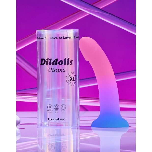 Love to Love Gode en silicone liquide 21 cm