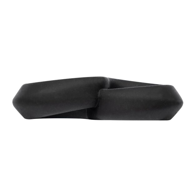 Rimba Anneau de Pénis en Forme de 8 en Silicone Noir Ø 2 cm