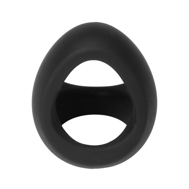 Rimba Dreieckiger Penisring aus Silikon Schwarz Ø 3 cm