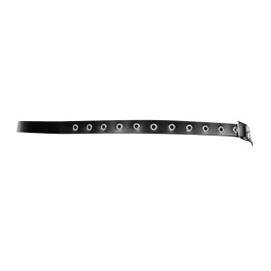 Rimba Leather Waist Belt for Cock Cages Black One Size