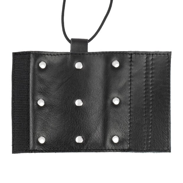 Rimba Leder-Penishülle mit Nägeln Schwarz