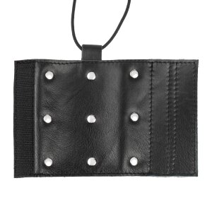 Rimba Leder-Penishülle mit Nägeln Schwarz