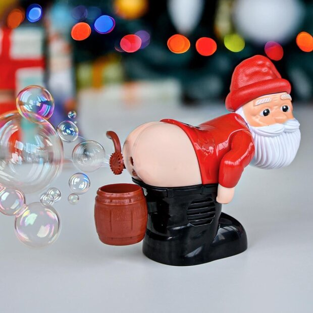 Santa Bubble Blower Santa Claus with bubble blowing function