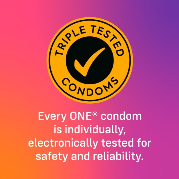 ONE Coffret de préservatifs avec 6 variétés différentes, paquet de 12