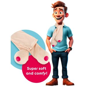 Orion Schal mit rosa Brustwarzen