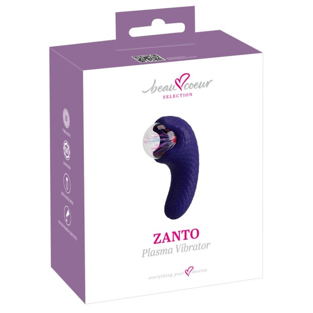 beau coeur Vibromasseur réversible Violet