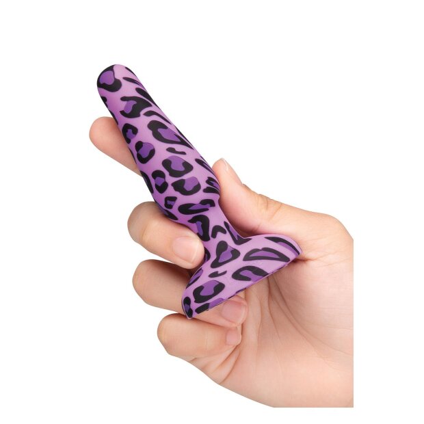 b-Vibe Novice Leopard Plug anal vibrant