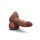 B-Vibe Silicone Dildo 15,4 cm Brown