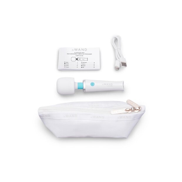 Le Wand Rechargeable Pocket Sized Massager White