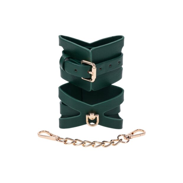 Sportsheets Indica Cutout Handfesseln Grün Gold