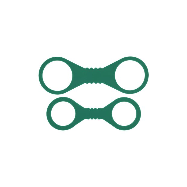 Sportsheets Indica Silicone Handcuffs Large Green