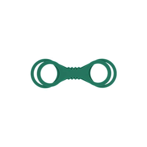 Sportsheets Indica Silicone Handcuffs Large Green