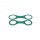 Sportsheets Indica Silicone Handcuffs Large Green
