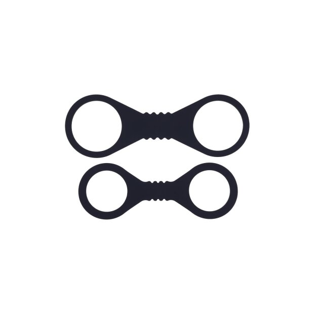 Sportsheets Shadow Silicone Cuffs Small Black