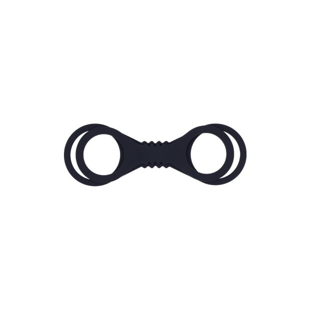 Sportsheets Shadow Silicone Cuffs Small Black