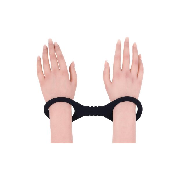 Sportsheets Shadow Silicone Cuffs Small Black
