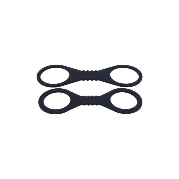 Sportsheets Shadow Silicone Cuffs Small Black