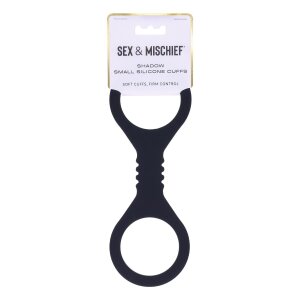 Sportsheets Shadow Silicone Cuffs Small Black