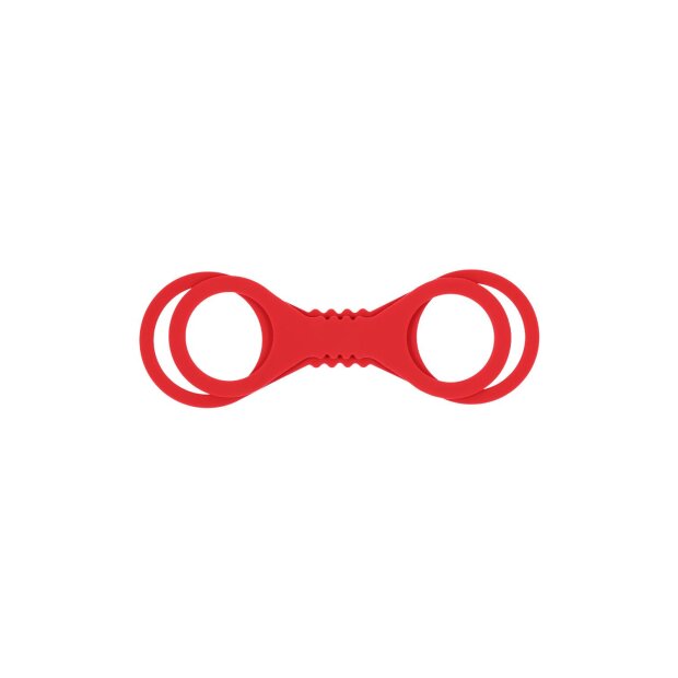 Sportsheets Amor Silicone Cuffs Large Red