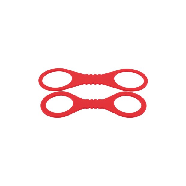 Sportsheets Amor Silicone Cuffs Large Red