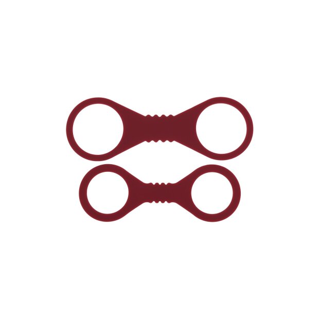 Sportsheets Silicone Cuffs Small Red