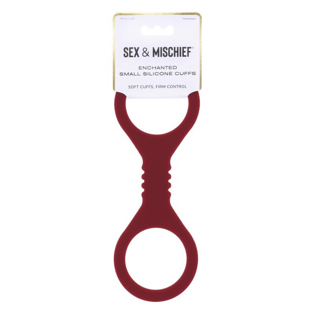 Sportsheets Silicone Cuffs Small Red