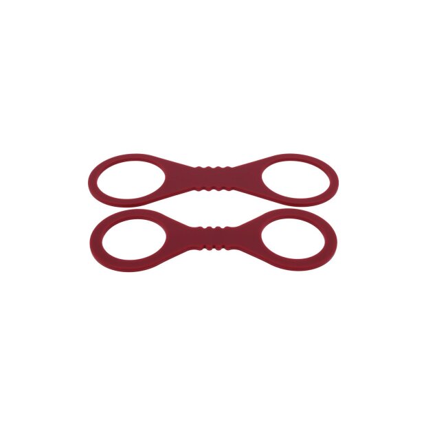 Sportsheets Silicone Cuffs Small Red