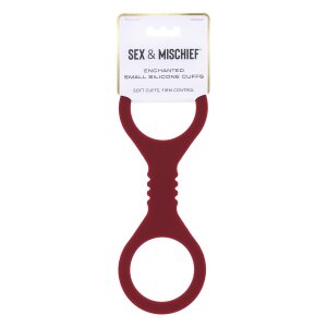 Sportsheets Silicone Cuffs Small Red